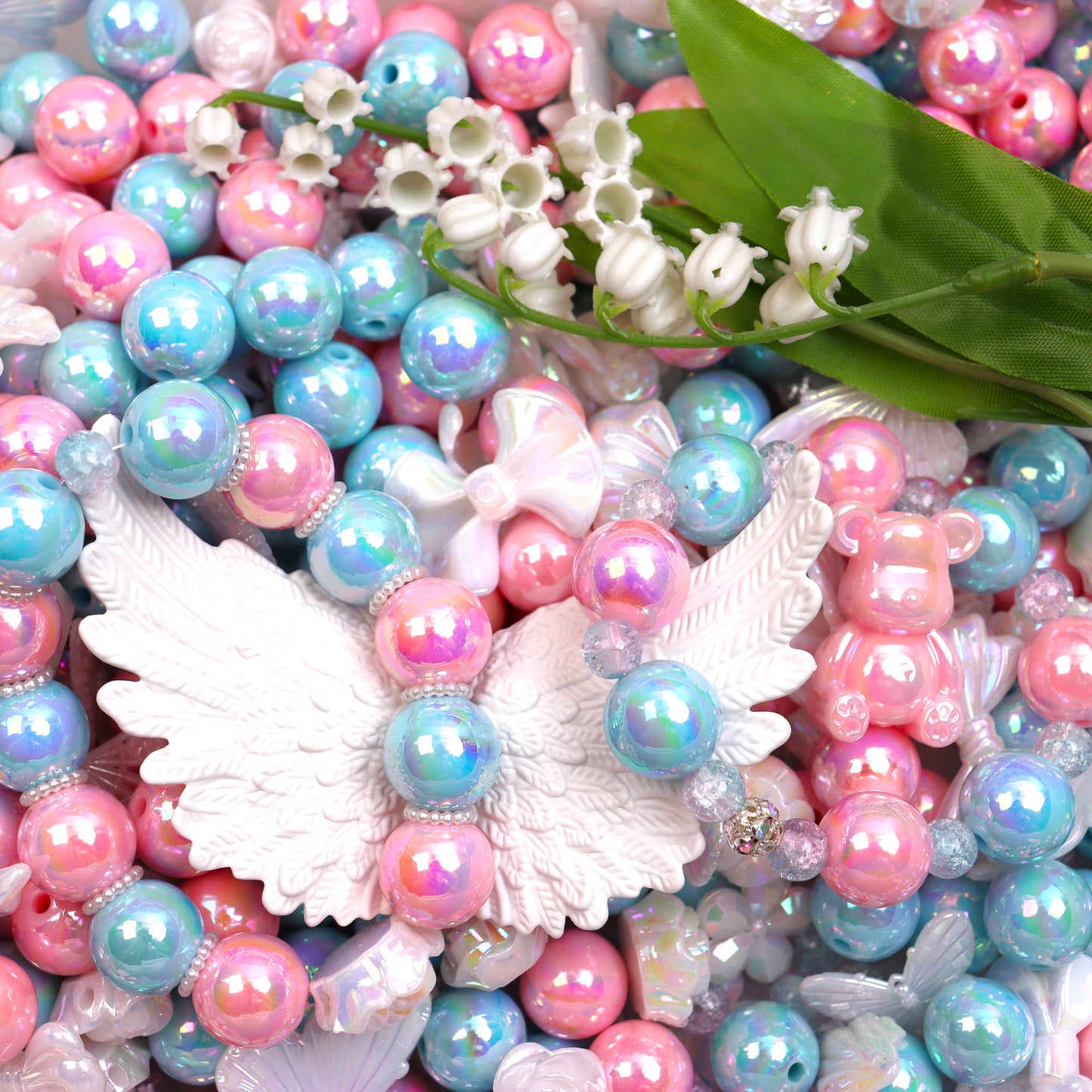 【R】~Running Princess~ High Quality Acrylic Bead(16') & Charms ~逃げるお姫様~高品質アクリルビーズ(16mm)とアクセサリー