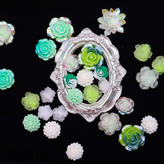 【T】~Song of Spring~ Luminous Acrylic Flower Charms Decorations Embellishments