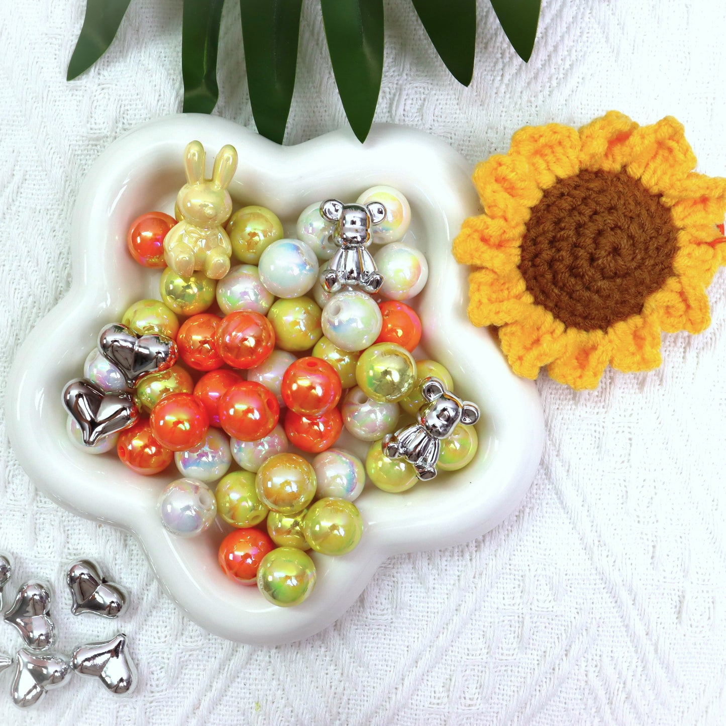 【D】~Orange Soda~ Acrylic Bead(16') & Charms ~オレンジソーダ~ アクリルビーズ(16mm)とアクセサリー