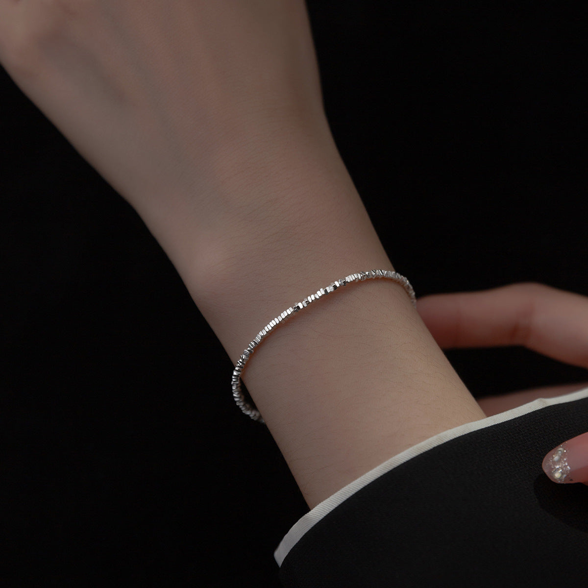 S925 Sterling Silver Bracelet Little Bling Blocks