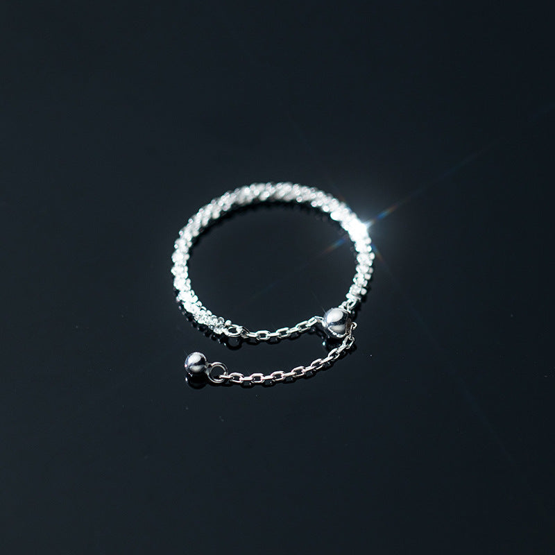 S925 Sterling Silver Ring Blingbling Silver-Plated or Gold-Plated