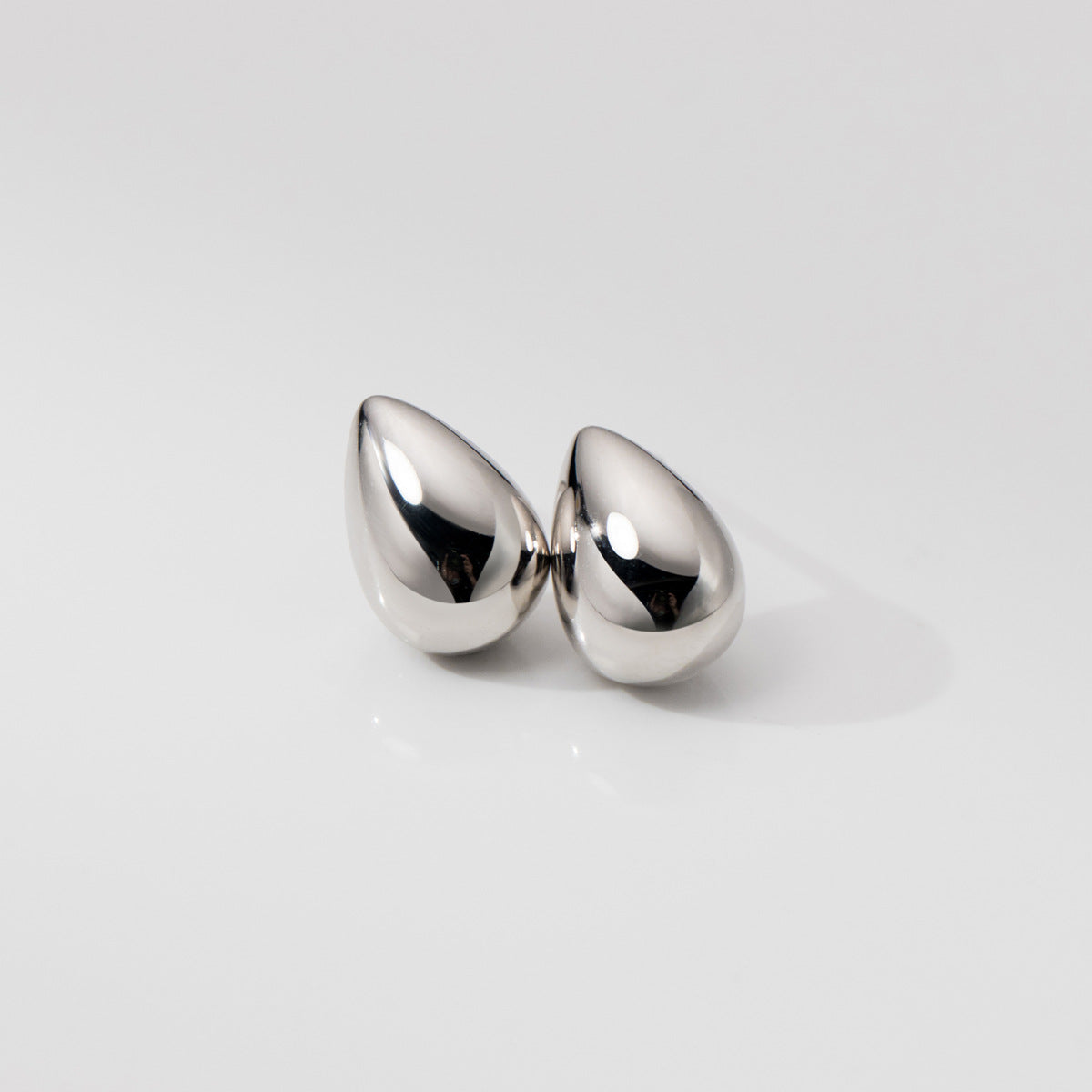 S925 Sterling Silver Earrings Water Drop Silver-Plated or Gold-Plated