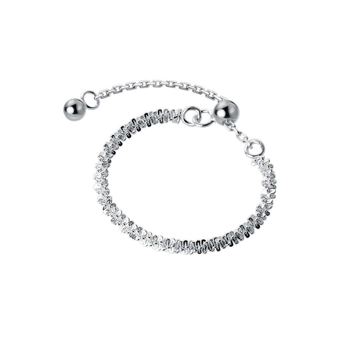 S925 Sterling Silver Ring Blingbling Silver-Plated or Gold-Plated